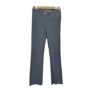 New BetaBrand Classic DPYP Dress Pants Yoga Blue Pink Houndstooth Plaid Medium